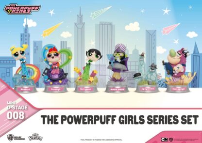 Powerpuff Girls Mini Diorama Stage statues Series Set