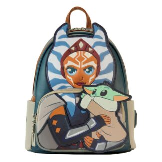 Star Wars Loungefly Backpack Ahsoka Holding Grogu